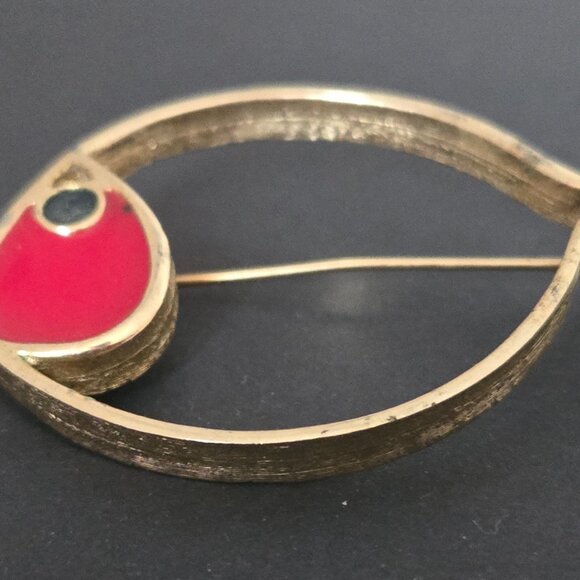 Vintage Sarah Coventry Enamel Pin Brooch - Picture 2 of 3